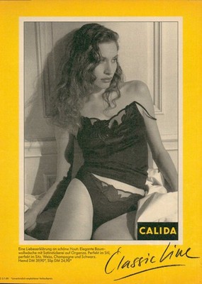 CALIDA Magazin Print Anzeige Werbung Dessous BH Unterwäsche Panty Sexy Body 1...