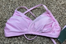 Wild Fable Pink Bikini Top w/ Removable Pads. Size: XS 0-2 .