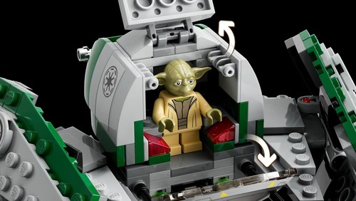 LEGO 75360 Star Wars The Clone Wars Yoda’s Jedi Starfighter New Sealed Retired - Bild 4 von 14