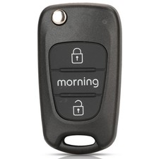 Jingyuqin 3 Buttons Folding Remote Car Key Shell Fob For Kia Rio 3 Picanto Ceed