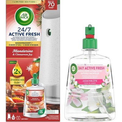Air Wick Active Fresh Wasserbasiertes Automatisches Duftspray Starter Set
