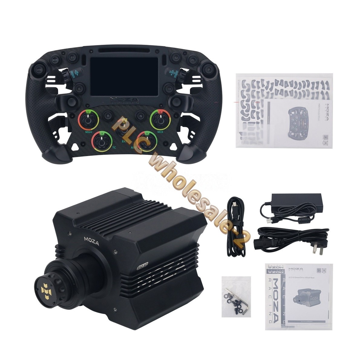 MOZA R12 V2 12Nm Direct Drive Wheel Base + FSR2 Formula Steering