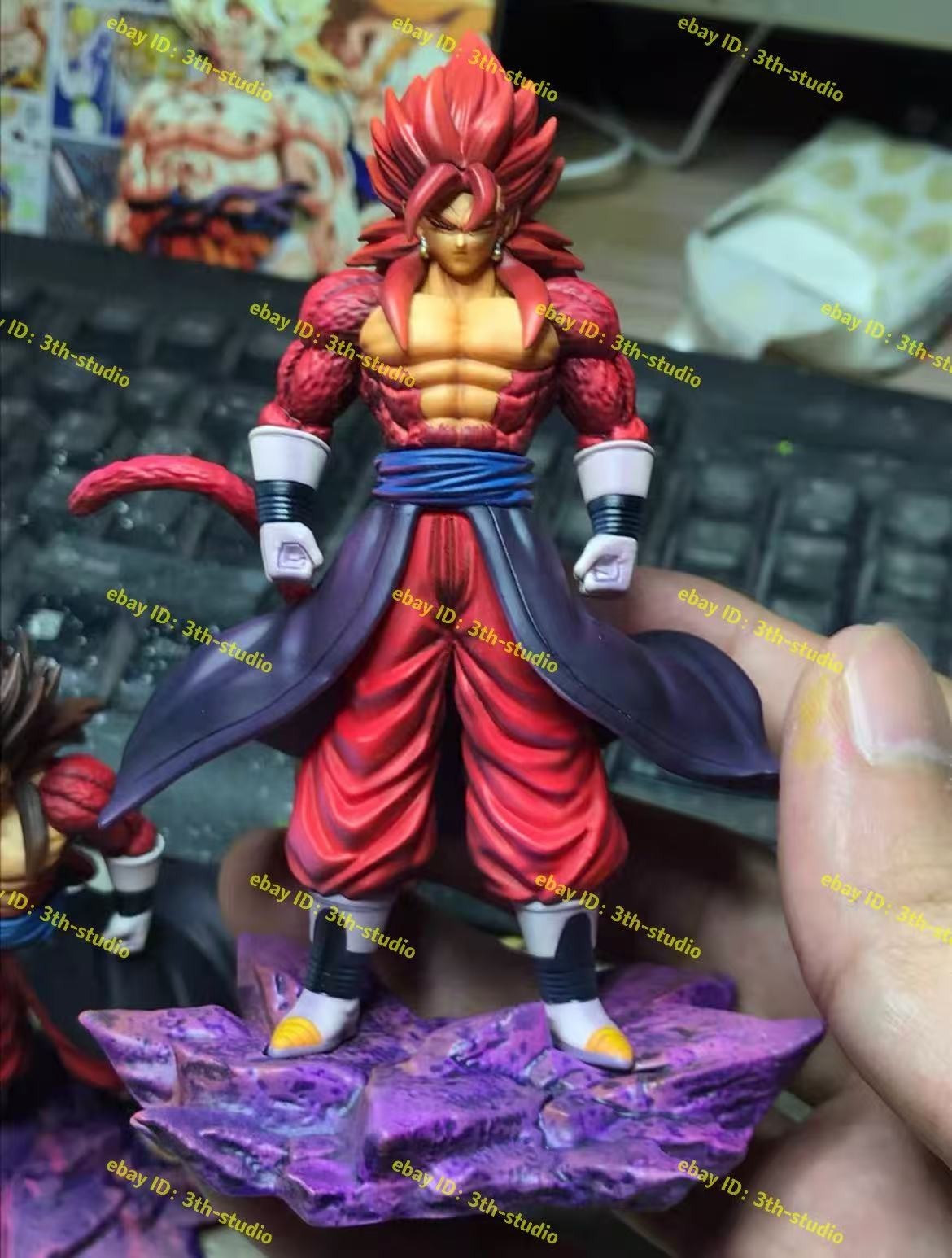 custom Dragon Ball ssj4 Vegito hg scale resin Vegetto Figure