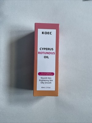 KOEC Cyperus Rotundus Oil 60ml Brightening Skin Silky Smooth Reduces Hair