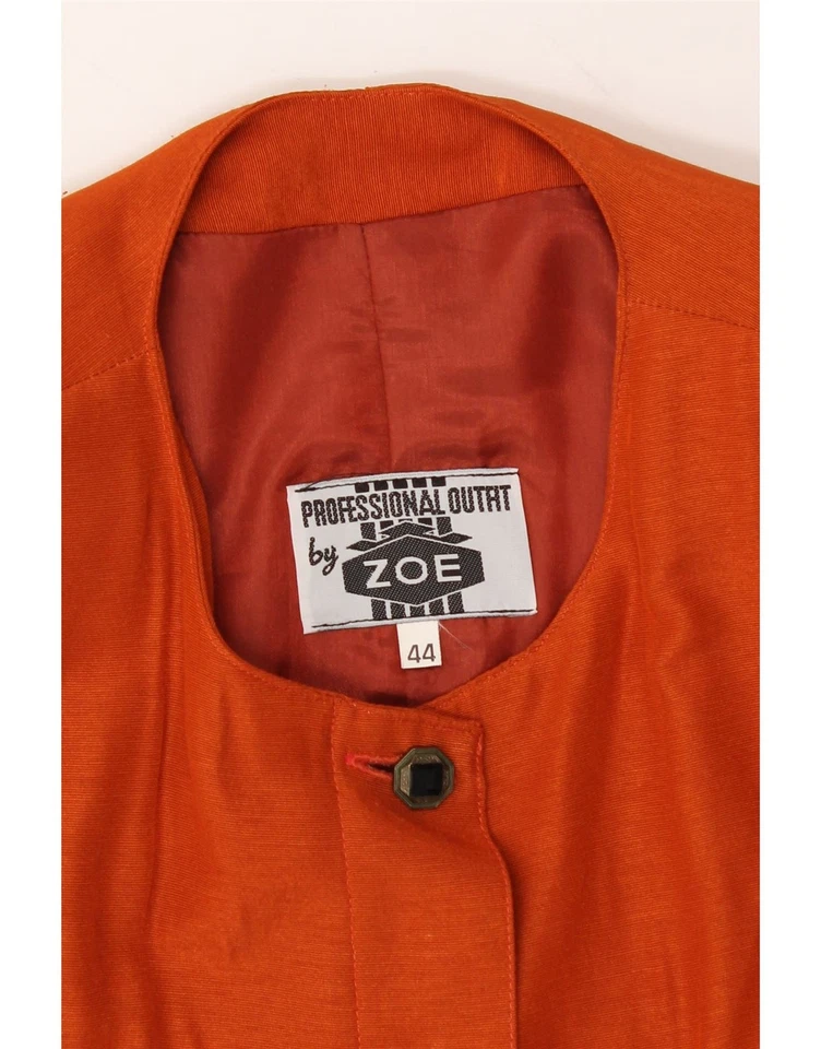 Chaqueta Blazer ZOE Mujer 2 Botones IT 44 Naranja Medio AR09 Foto 3 de 3