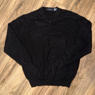 Davis And Squire Black 100% Cashmere Sweater Size Large