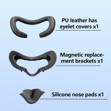 For Valve Index Magnetic Widening PU Leather ...