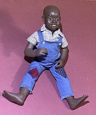 MAGGE  MAGGIE  HEAD KANE VINTAGE DOLL AFRICAN AMERICAN NICODEMUS 1966