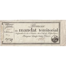 [#376961] France, 25 Francs, 1796-03-18, 19, EF