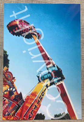 XXL Foto Karussell NIGHTFLY Kaiser Mondial 1996 - Kirmes Schausteller