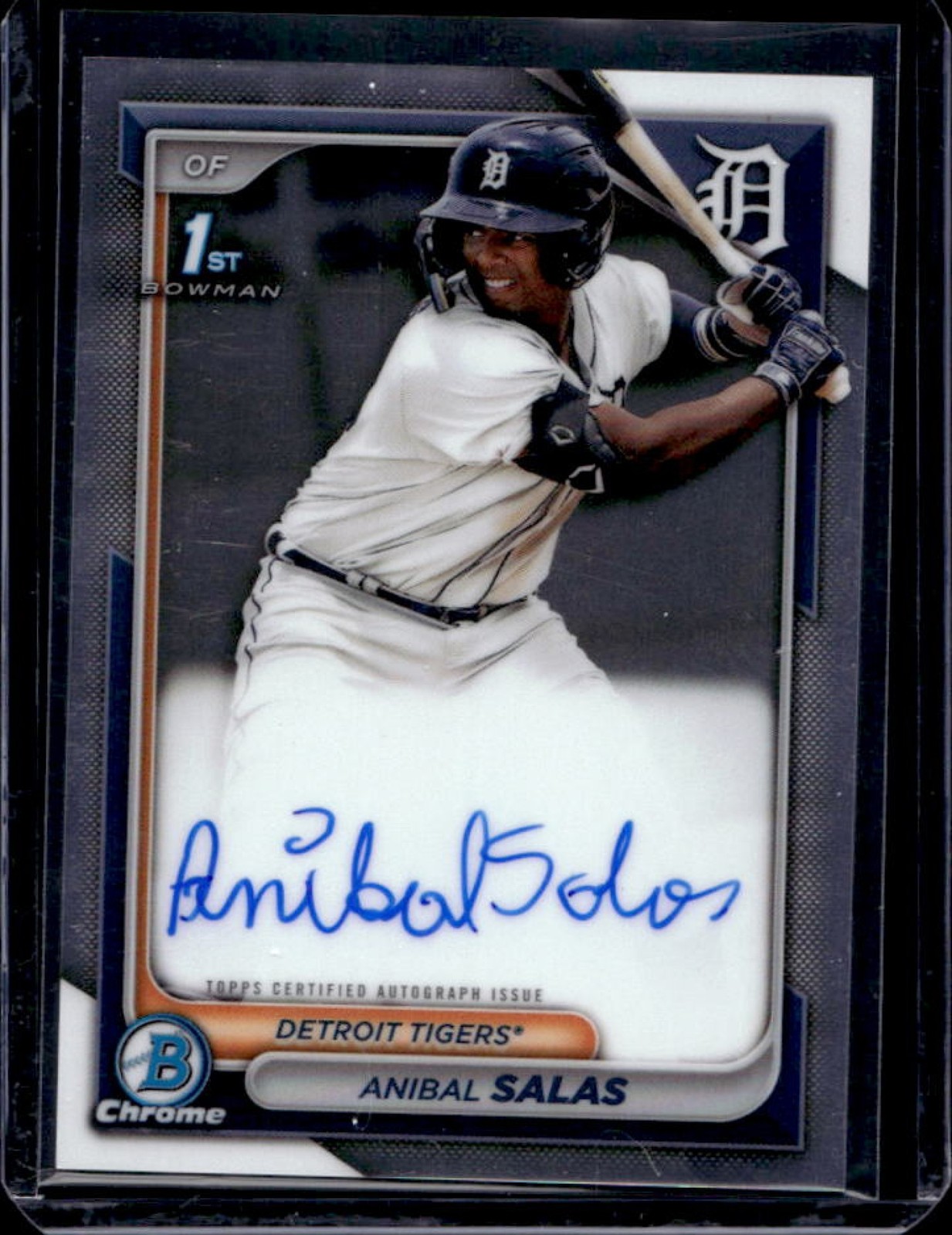 2024 Bowman Chrome Anibal Salas Auto 1st #CPA-ASA Tigers