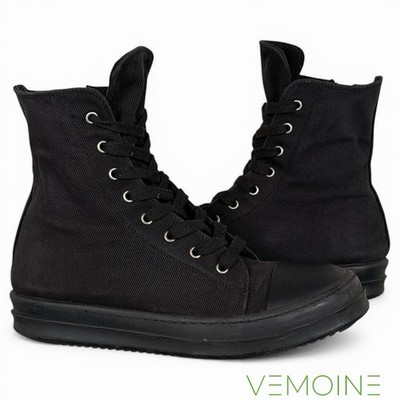 Size 42 / US 9 - Rick Owens DRKSHDW Ramones High Canvas Sneakers