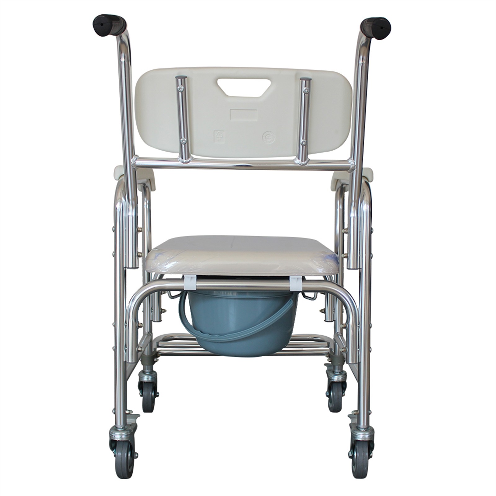 Heavy Duty Bath Commode Shower Chair Seat Wheelchair for Elderly Disable New