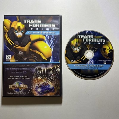 Transformers Prime 2 Episode DVD / Includes Sneak Peak Universal The Ride 3D