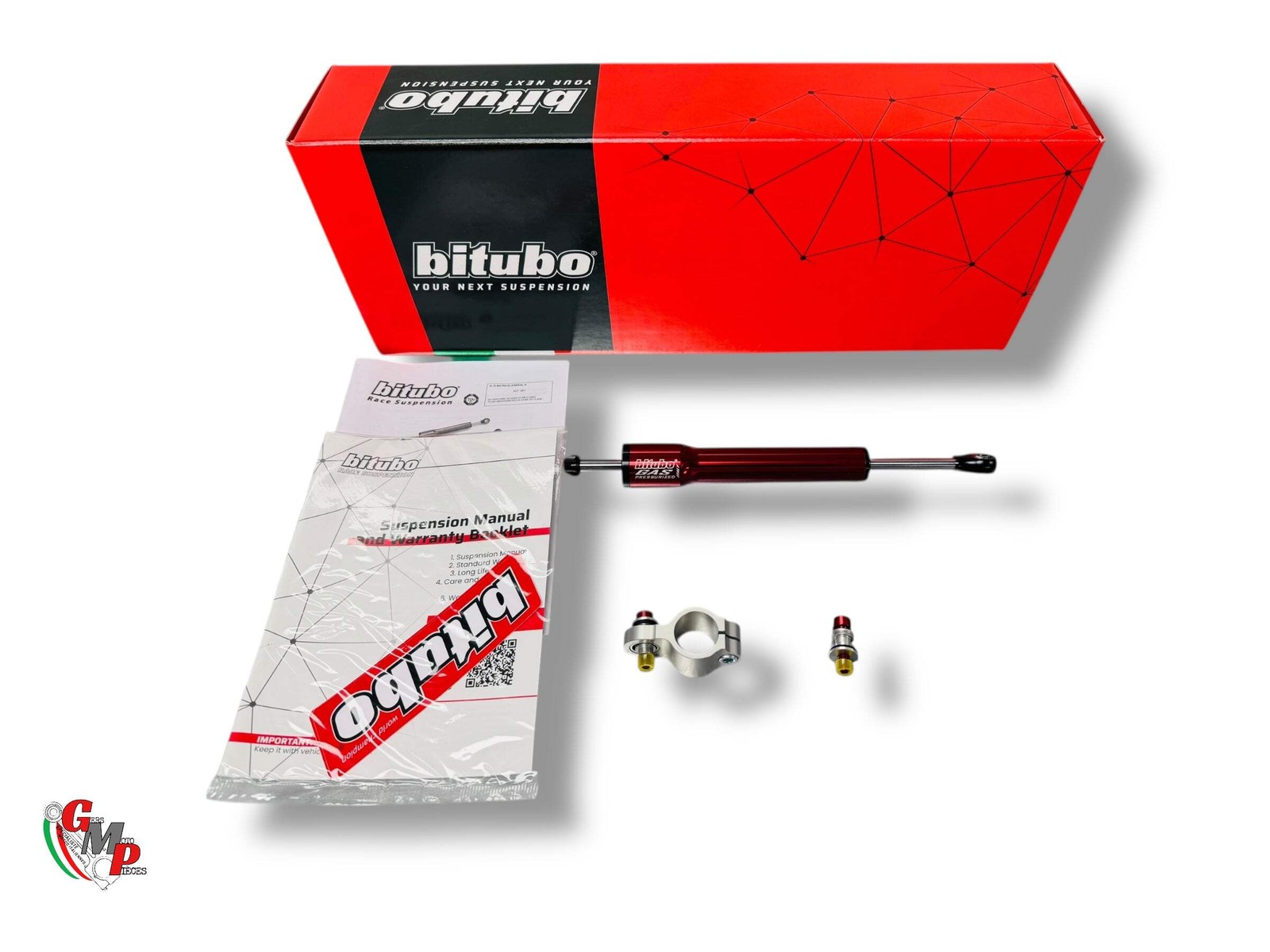 Amortisseur de direction Racing BITUBO Rouge Neuf pour Améliorer Châssis Ducati