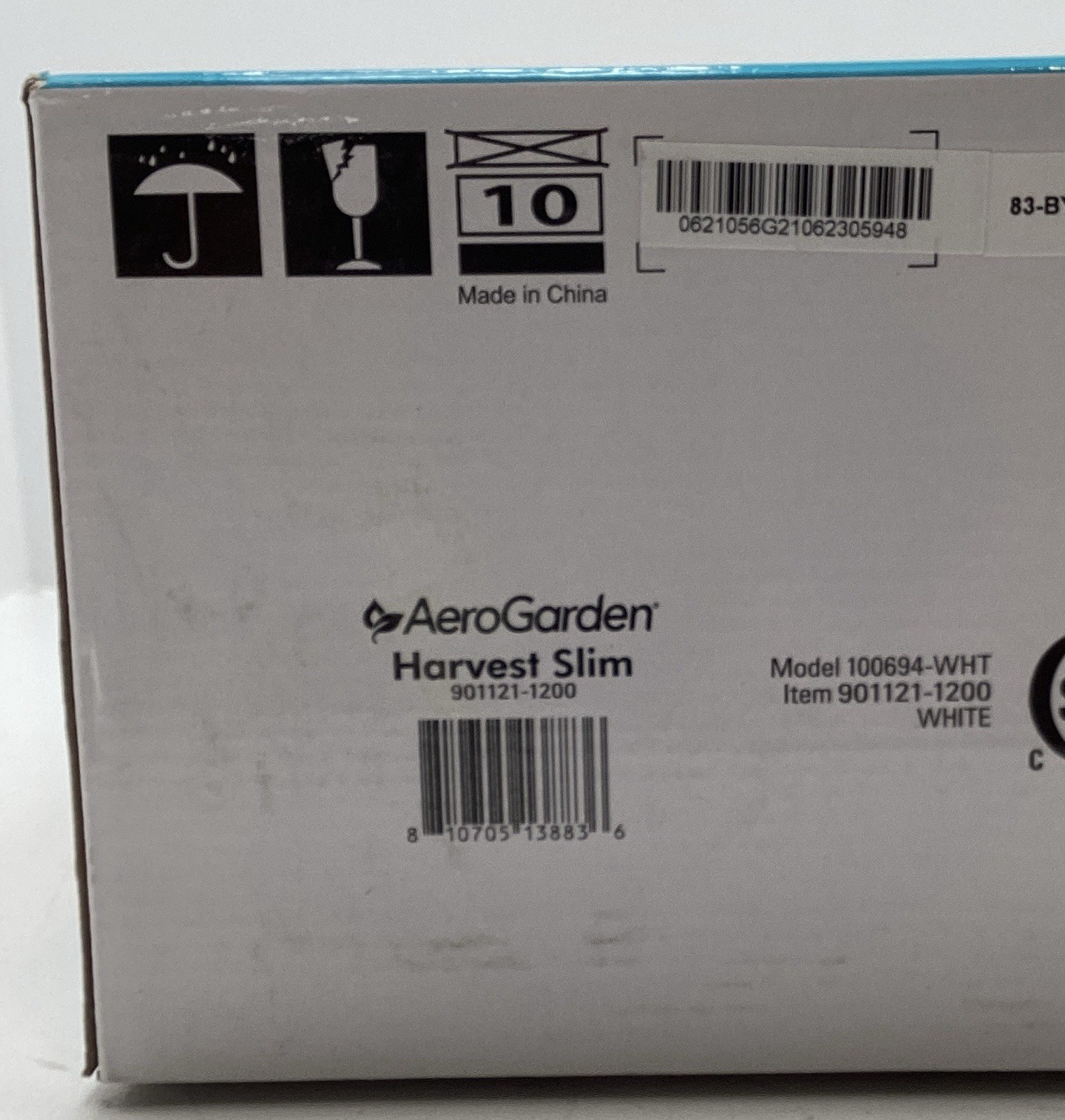 AeroGarden Harvest Slim Indoor Garden Hydroponic System White Pods Not Included