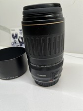 Canon EF 100-300mm f/4.5-5.6 USM Ultrasonic Zoom Lens w/ Caps and Hood ET 65II