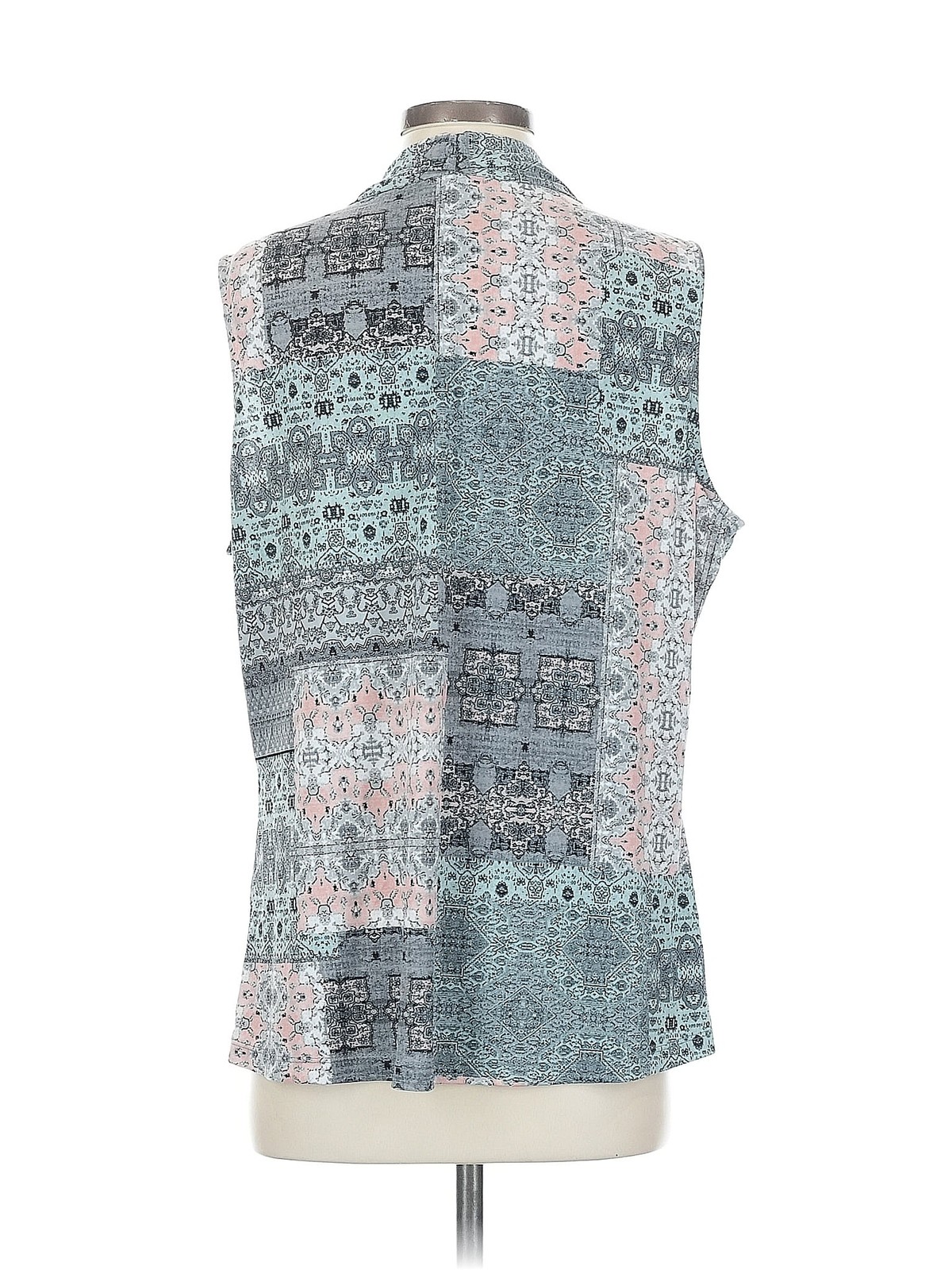 Calvin Klein Women Blue Sleeveless Blouse P thumbnail 2