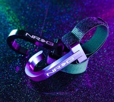 Nrg Steering Fits Wheel Hook Cnc Aluminum W Laser Logo - Titanium - Str-100ti