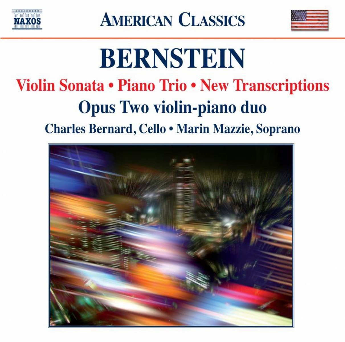 8559643 Opus Two:bernard:mazzie Bernstein: Clarinet Sonata CD 8559643 NEW