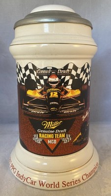 Special Edition Miller Genuine Draft 1992 Indycar Champion Bobby Rahal Stein