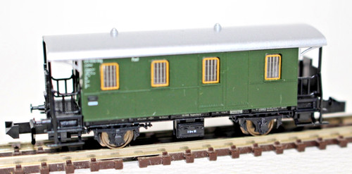 Minitrix N 13339 Gepäckwagen mit Postabteil K.Bay.Sts.B. 09 996 Reg - N  1:160 | Condition: Gebraucht