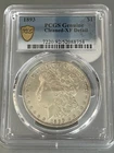 1893 Morgan Silver $1, PCGS Certified/Graded XF Detail, circulated, GEM!