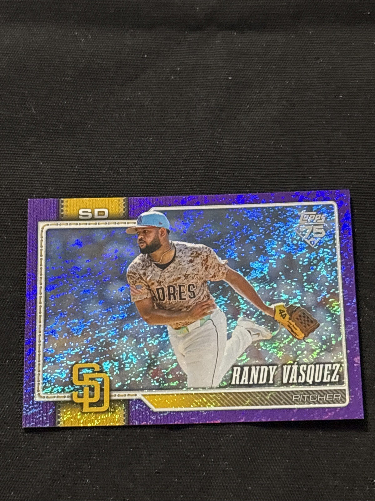 2026 Topps Series 2 Randy Vasquez Purple Holo Foil Parallel #/250 SD Padres
