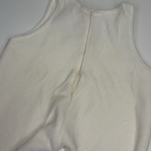 One Piece Soft White One Piece With Blue Heart Götz Doll Vintage Clothes - Picture 11 of 11