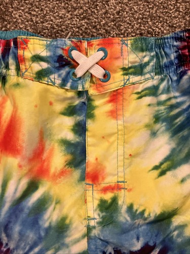 Swim Trunks Board Shorts OP Ocean Pacific Tie Dyed Swim Trunks Youth 2XL (18) - Picture 5 of 11