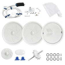 Pool Cleaner Rebuild Repair Kit with Large Wheels, Bearings,Tires,Small Wheel...