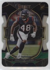 2022 Panini Select Concourse Black & Green Prizm Die-Cut Christian Harris 11pj