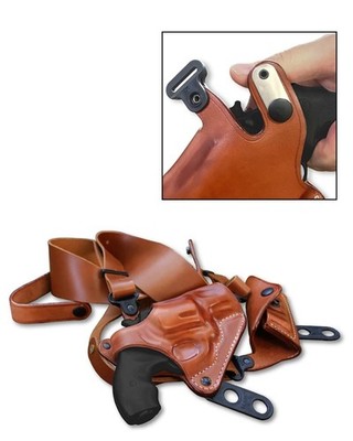 Masc OWB Paddle Holster For S&W PC Model 627 .357 Mag 8-Shot 2-5/8" Barrel #1489