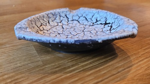 Aschenbecher - Keramik Jasba Dekor Cortina schwarz-weiß 50er 60er Jahre - Bild 3 von 3