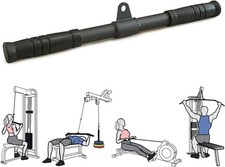 Straight Bar, Pull down Bar 360 Rotating, Lat Pulldown Attachments Cable Attachm