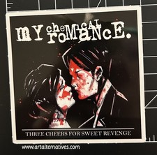 My Chemical Romance sticker 4x4 MCR Stickers Free shipping Emo