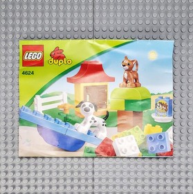 LEGO - DUPLO - 4624 - Brick Box Green - Complete Set with Manual - Ships Fast!