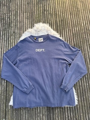 Gallery Dept DEPT L/S Tee | Navy Blue | Size XLarge / XL | Department Logo