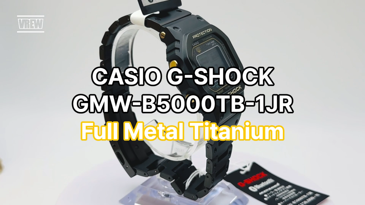 CASIO G-SHOCK GMW-B5000TB-1JR Full Metal Titanium Solar