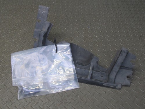 91-96 CHEVROLET CORVETTE C4 FRONT LEFT FENDER LINER SPLASH SHIELD GUARD OEM - Picture 8 of 18