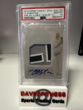 2019 Panini IMMCLT CC Sabathia Patch (beautiful) Auto 1/1 PSA 10 Gem Mint only 1