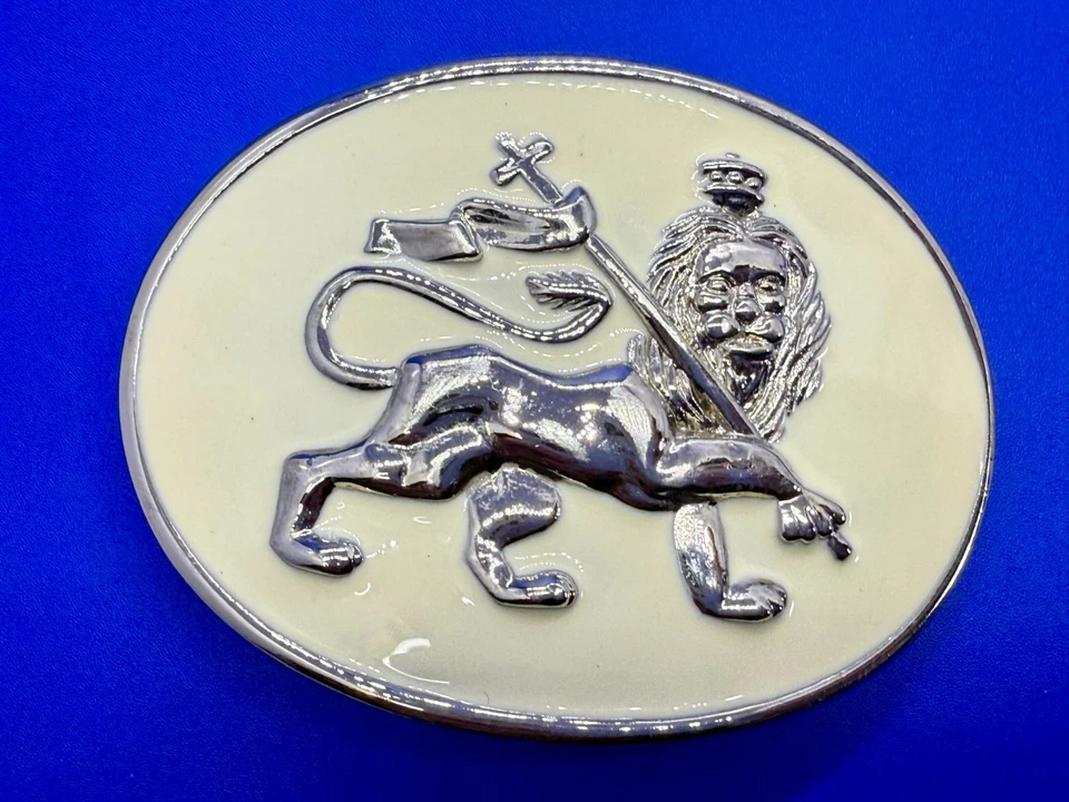 Lion of Judah Jewish National and Cultural Symbol Belt Buckle Serial #10210 - Image 2 of 4