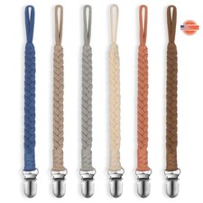 Clip para chupete para ni os y ni as, paquete de 6, correa para chupete de beb 