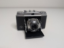 Agfa Solinette II Solinar Folding 35mm Film Camera w Apotar 50mm f/3.5 Lens