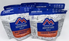 MOUNTAIN HOUSE  Adventure Meals Assorted Varieties Freeze Dried Lot Of 5