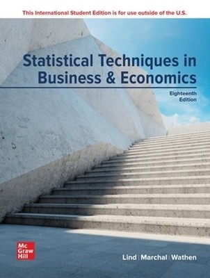 ISE Statistical Techniques in Business and Economics by Douglas Lind: Used