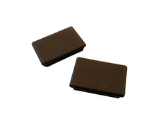 2 Pack 2" x 3" Rectangular Tubing Plugs RER 2x3-10-14