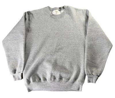 VTG 90s Boundary Waters Made in USA Sweatshirt Pullover Blank Sz M Gray L/S Loon