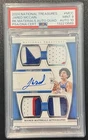 2024-25 Panini National Treasures Jared McCain Rookie Materials Auto Quad #/99