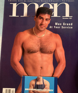 Vintage Dec. 1997 ADVOCATE MEN Magazine Playgirl Like Cover: Max Grand
